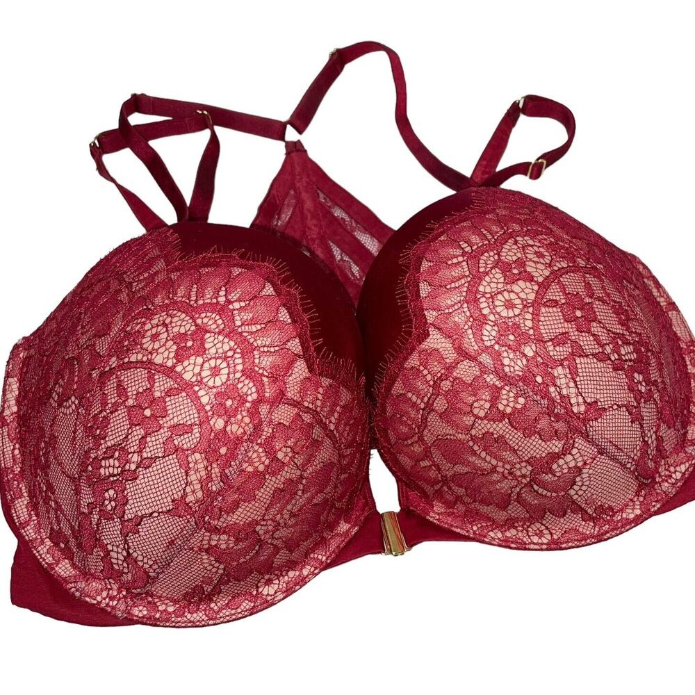 Victoria's Secret Burgundy Lace Bra
